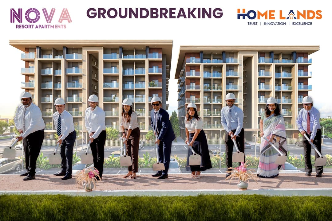 Home Lands Breaks Ground on NOVA Resort Apartments, Rajagiriya